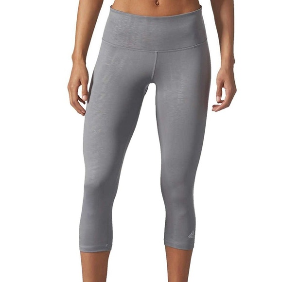 adidas Pants - Adidas Ladies’ Ultimate Mid-rise 3/4 Embossed Tigh